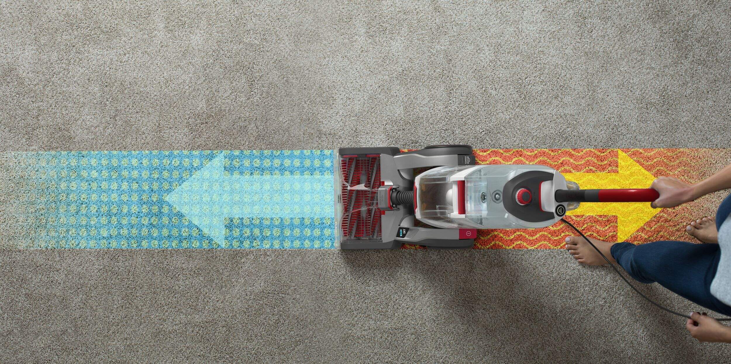 Hoover Expert Series Smart Wash Pet Plus Corded Deep Cleaner Vacuum