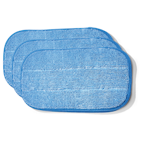 NOMA Steam Mop Replacement Pads, 3-pk Front_Flat