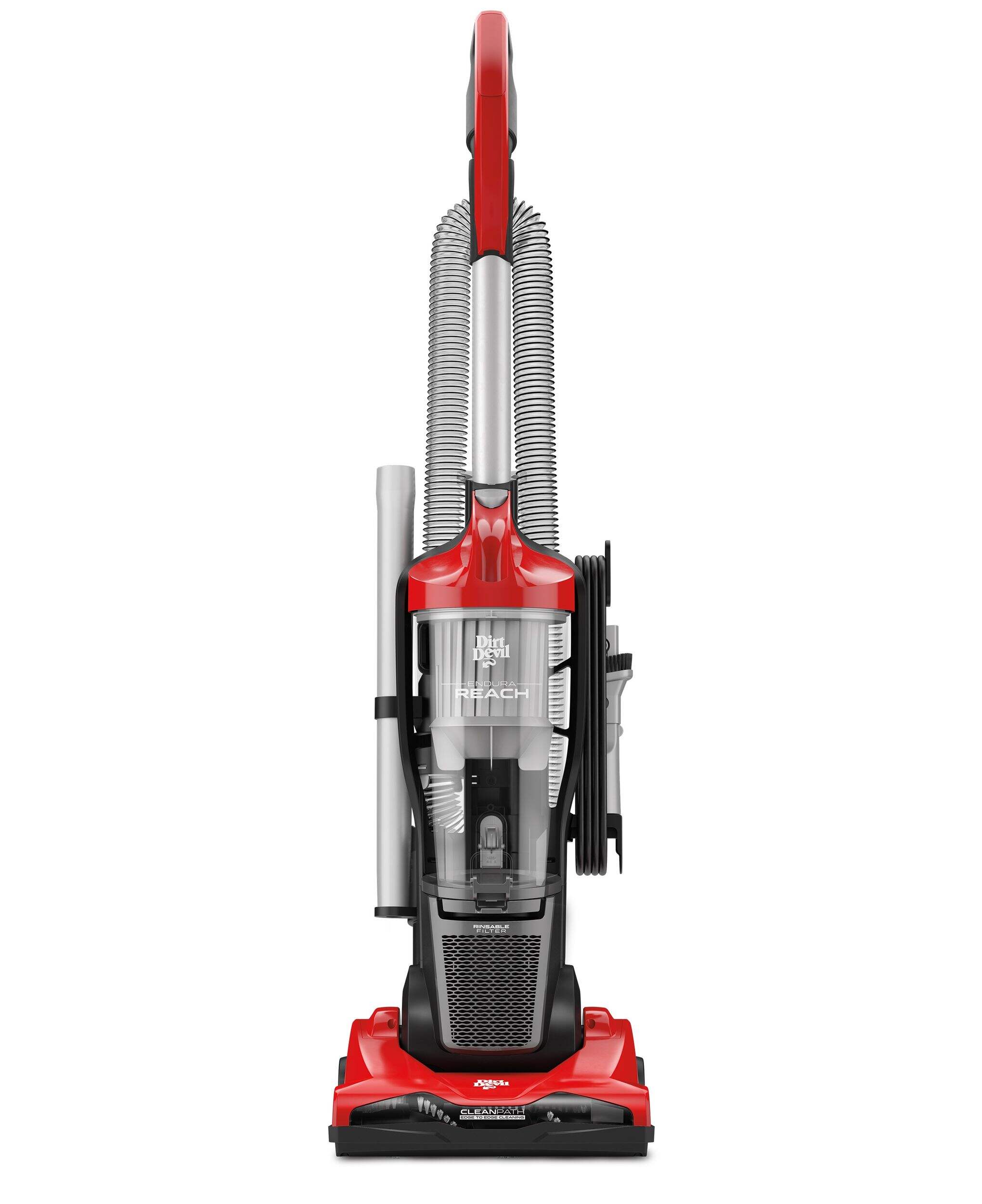 Dirt Devil Endura Reach Corded Upright Vacuum Front_Flat