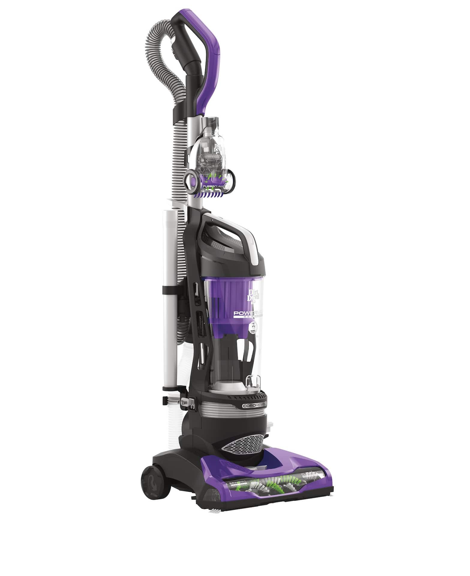 Dirt Devil Power Max Pet Rewind Lightweight Upright Vacuum Cleaner 