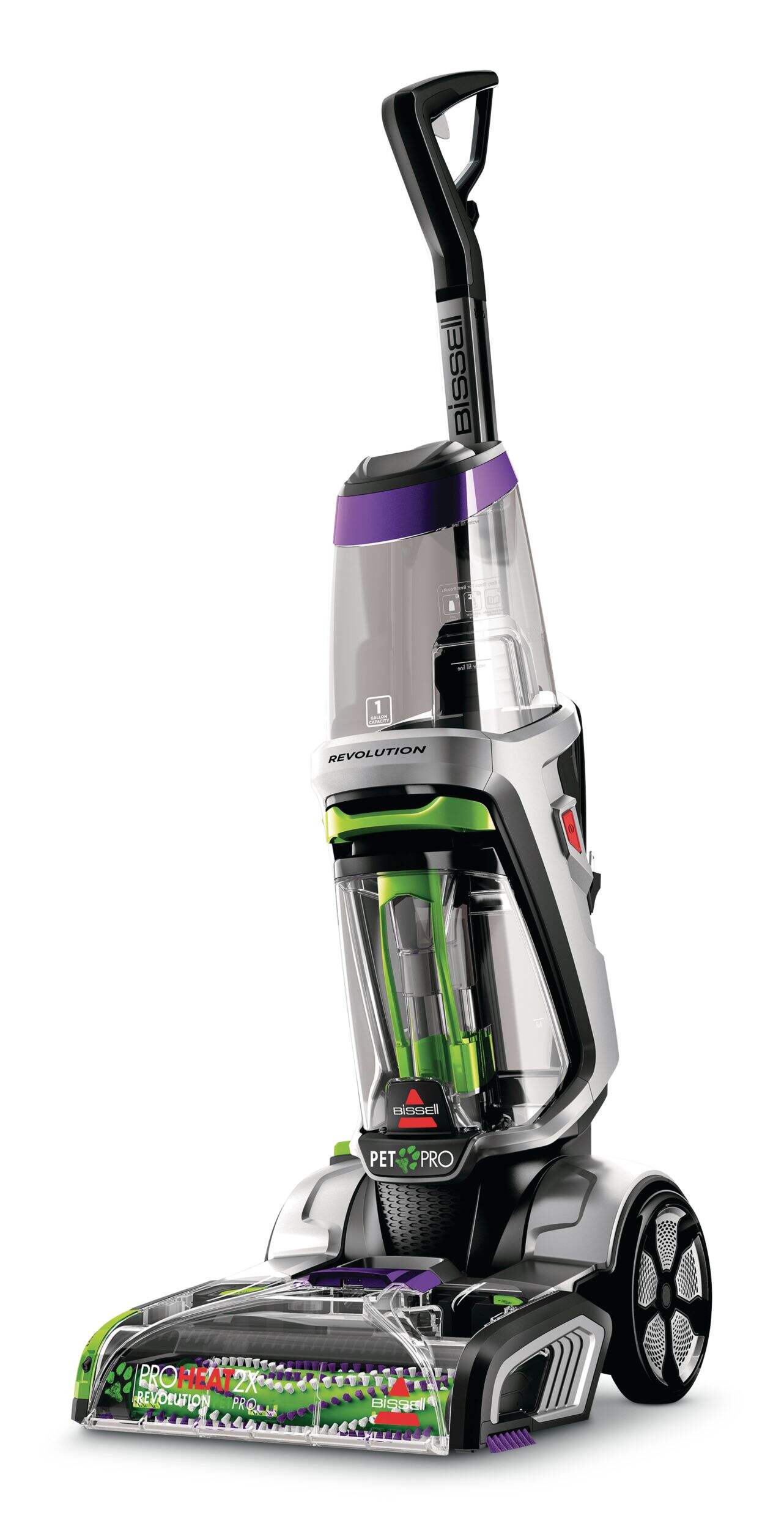 Bissell ProHeat 2X® Revolution™ Pet Pro Upright Carpet & Upholstery Corded Deep Cleaner Front_Angled_Left