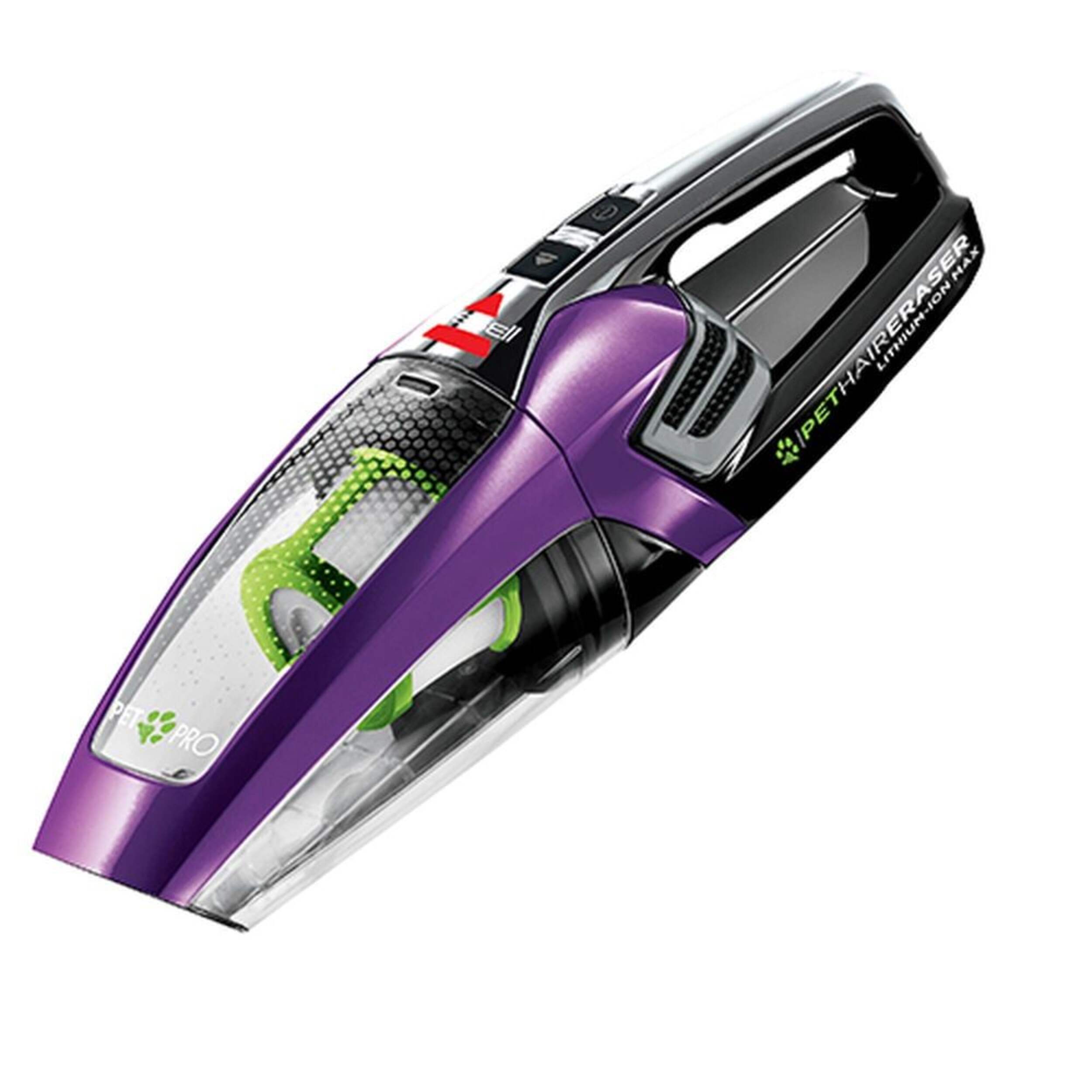 BISSELL Pet Pro Pet Hair Eraser Lithium Ion Max Cordless Handheld Vacuum Cleaner, 16V Front_Three_Fourths_Angled_Left