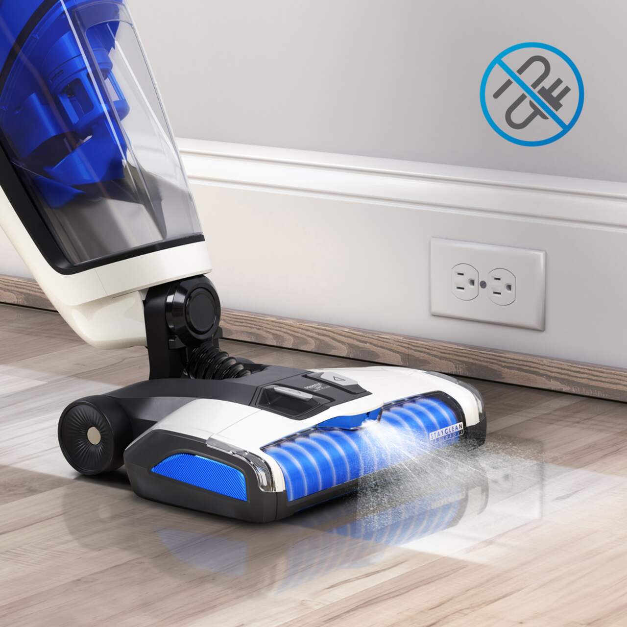 Hoover ONEPWR Cordless FloorMate Jet Hard Floor Cleaner, Wet Vacuum,  BH55210A, White