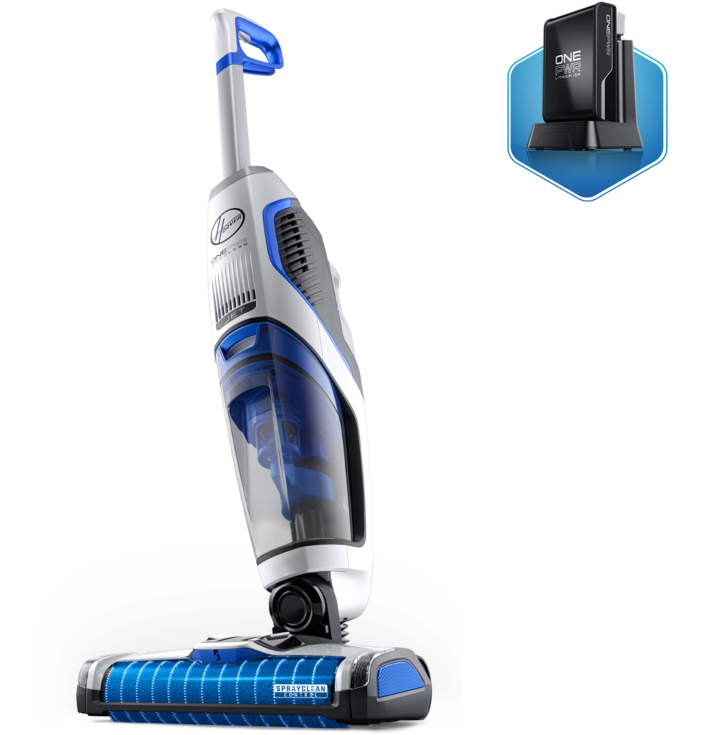 Hoover® ONEPWR™ Cordless Multi-Surface Hard Floor Cleaner Floor Mate Jet Front_Angled_Left