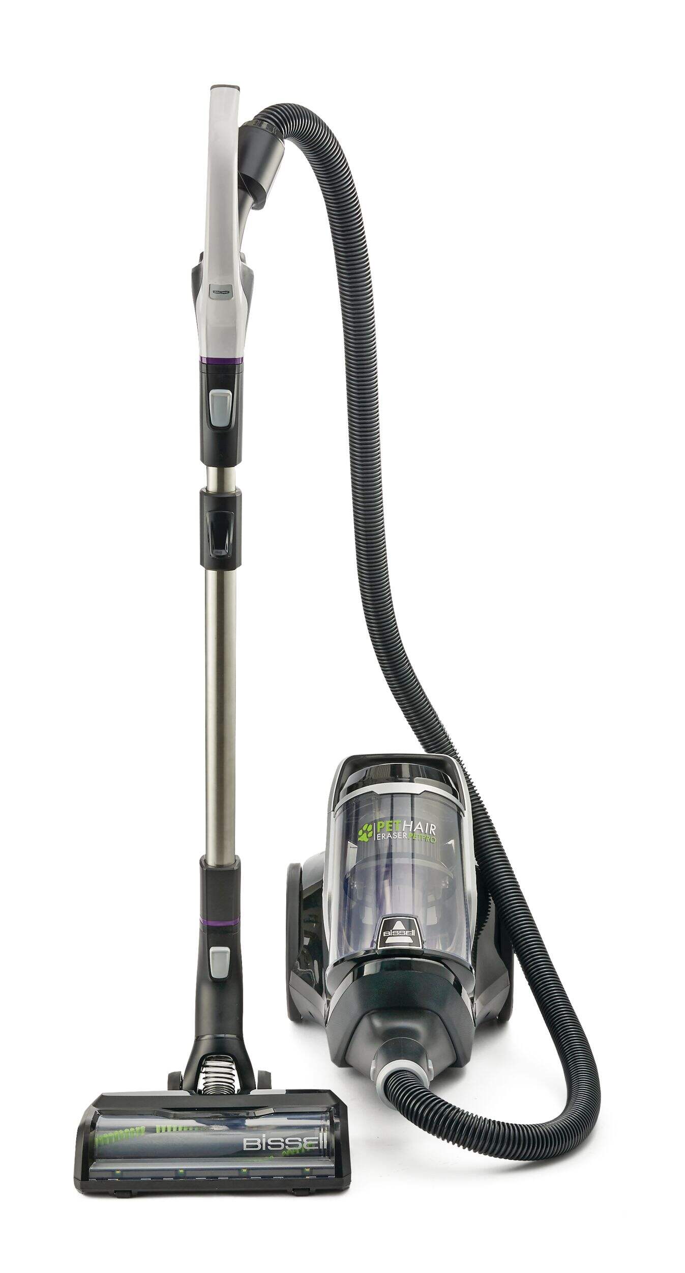 BISSELL Pet Hair Eraser Pet Pro Bagless Canister Vacuum Cleaner Front_Flat