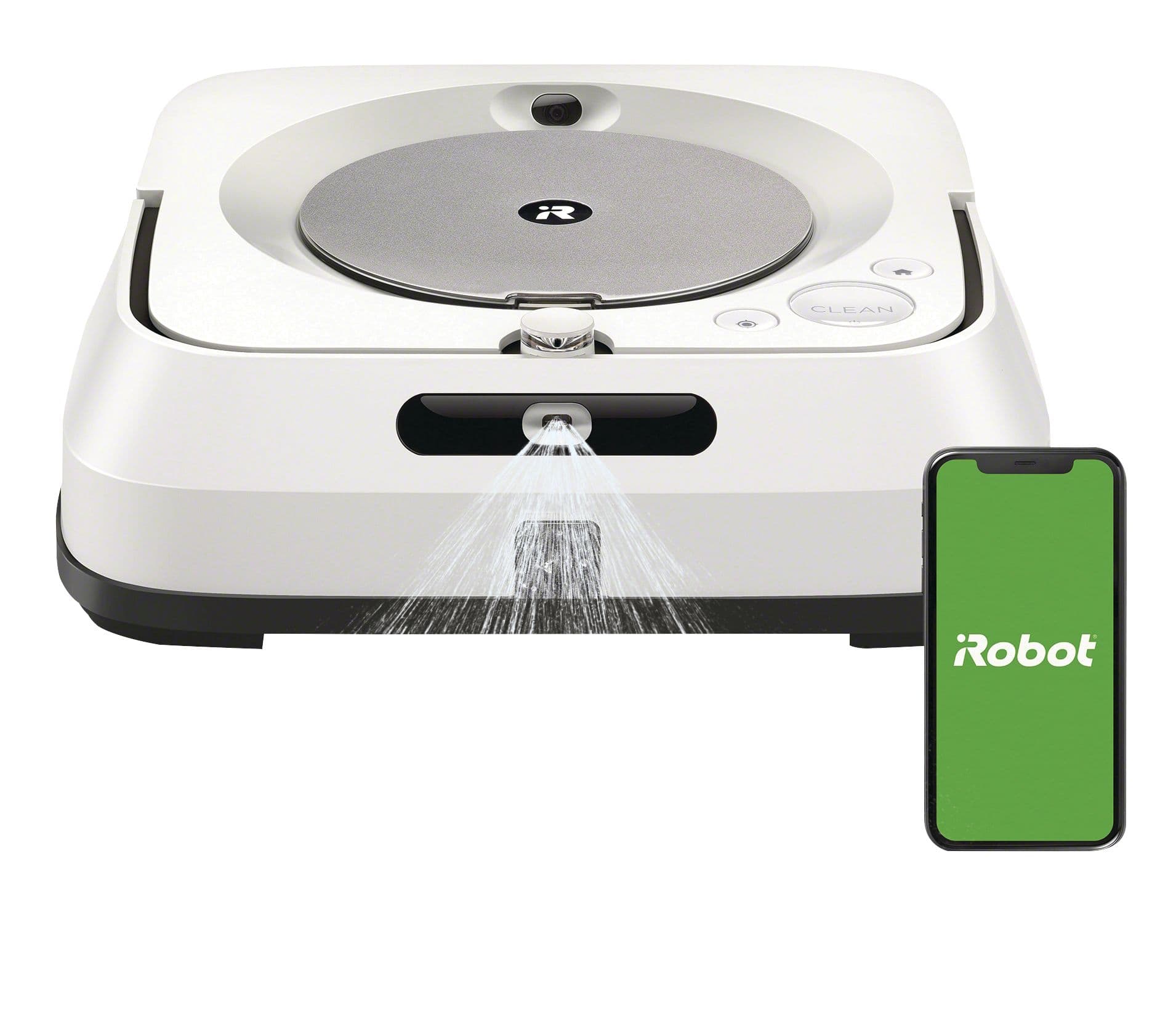 iRobot® Braava jet® m6 Robot Cordless Mop – Smart Mapping, Ideal for  Multiple Rooms, Jet Spray