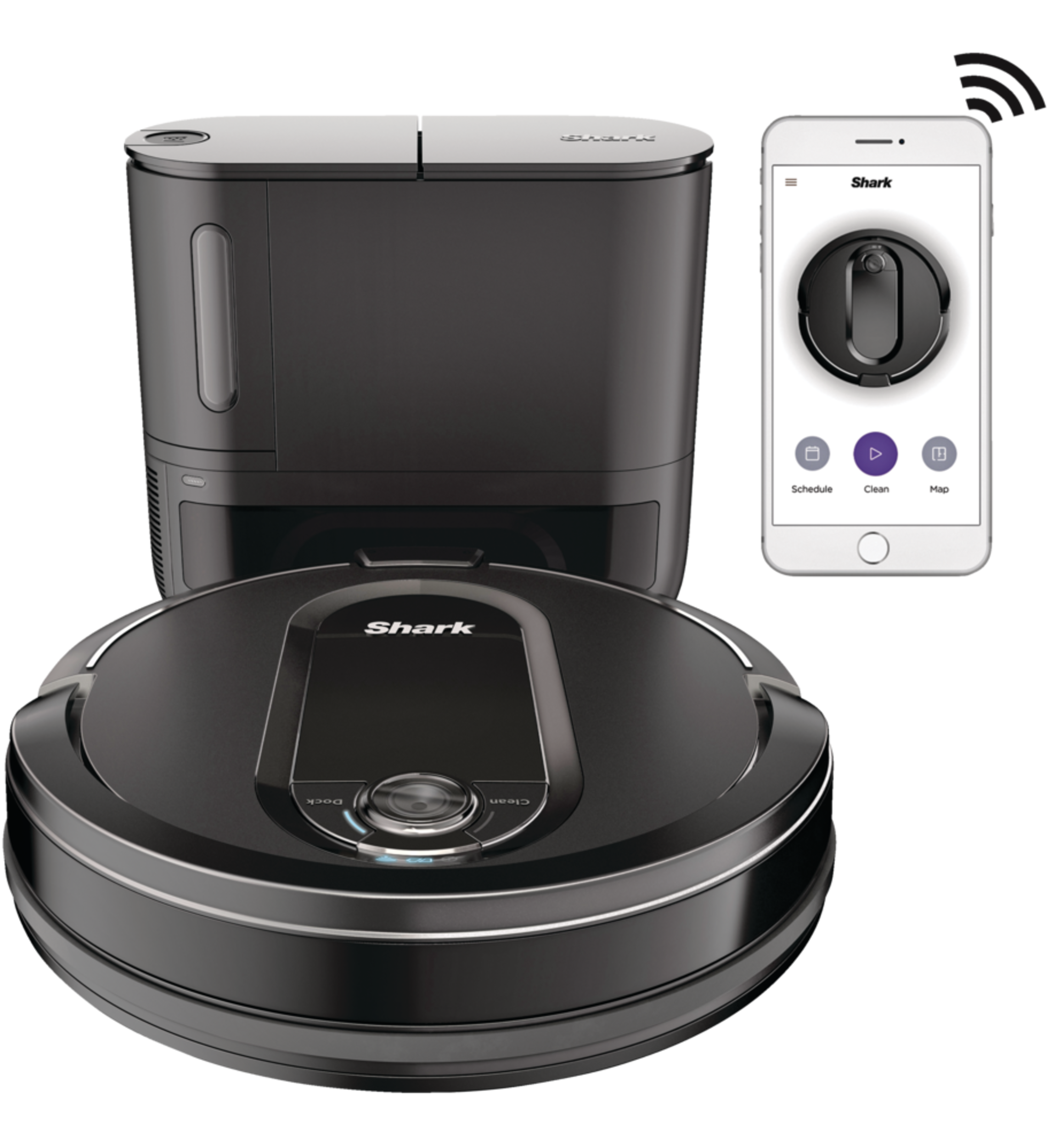 Shark IQ Robot Self-Empty™ - Aspirateur-robot sans sac Front_Elevated