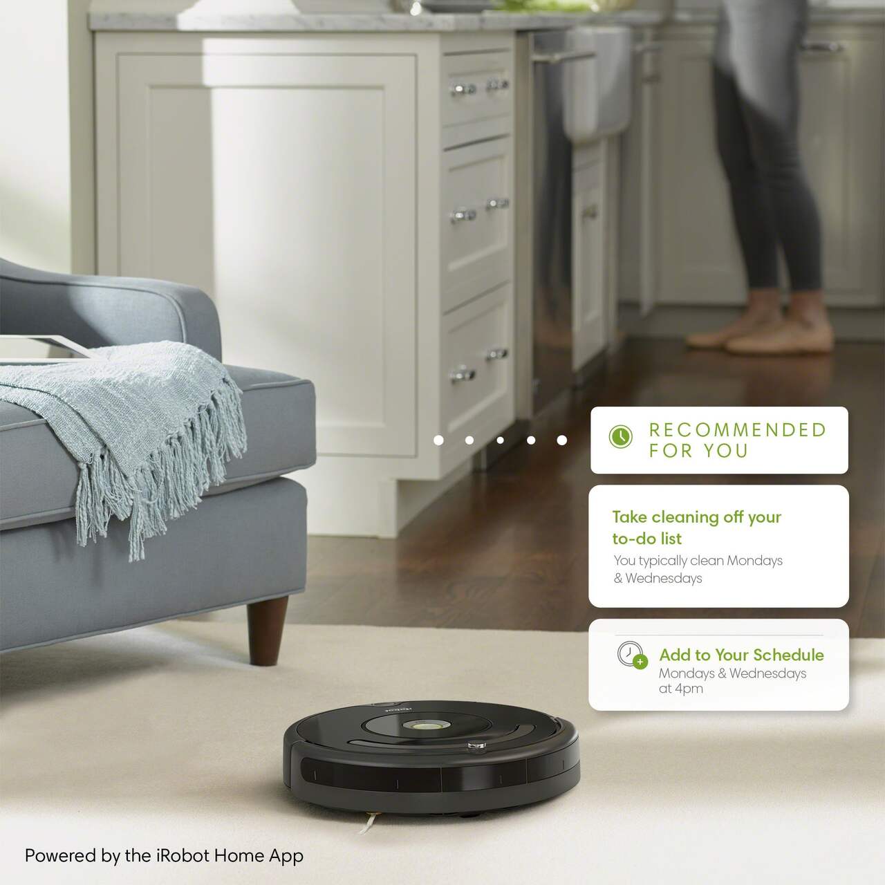  iRobot Roomba 676 Robot Vacuum-Wi-Fi Connectivity, Compatible  with Alexa, Good for Pet Hair, Carpets, Hard Floors, Self-Charging