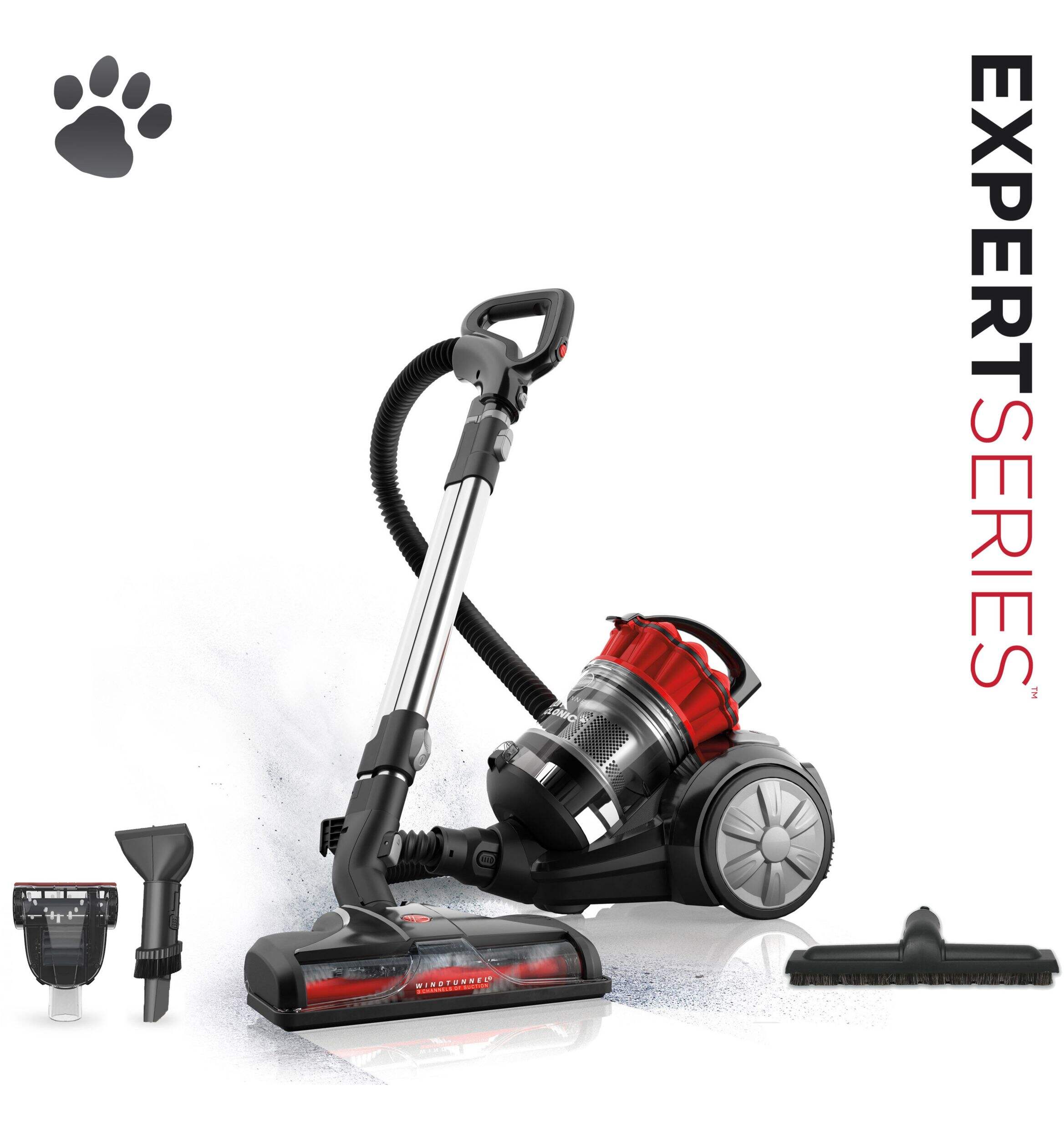 Hoover WindTunnel 15X MultiCyclonic Pet Expert Bagless Canister Vacuum