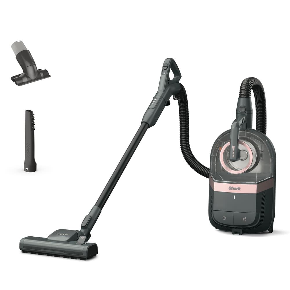 Shark CV101C Compact Bagless Corded Canister Vacuum with Passive Nozzle ...