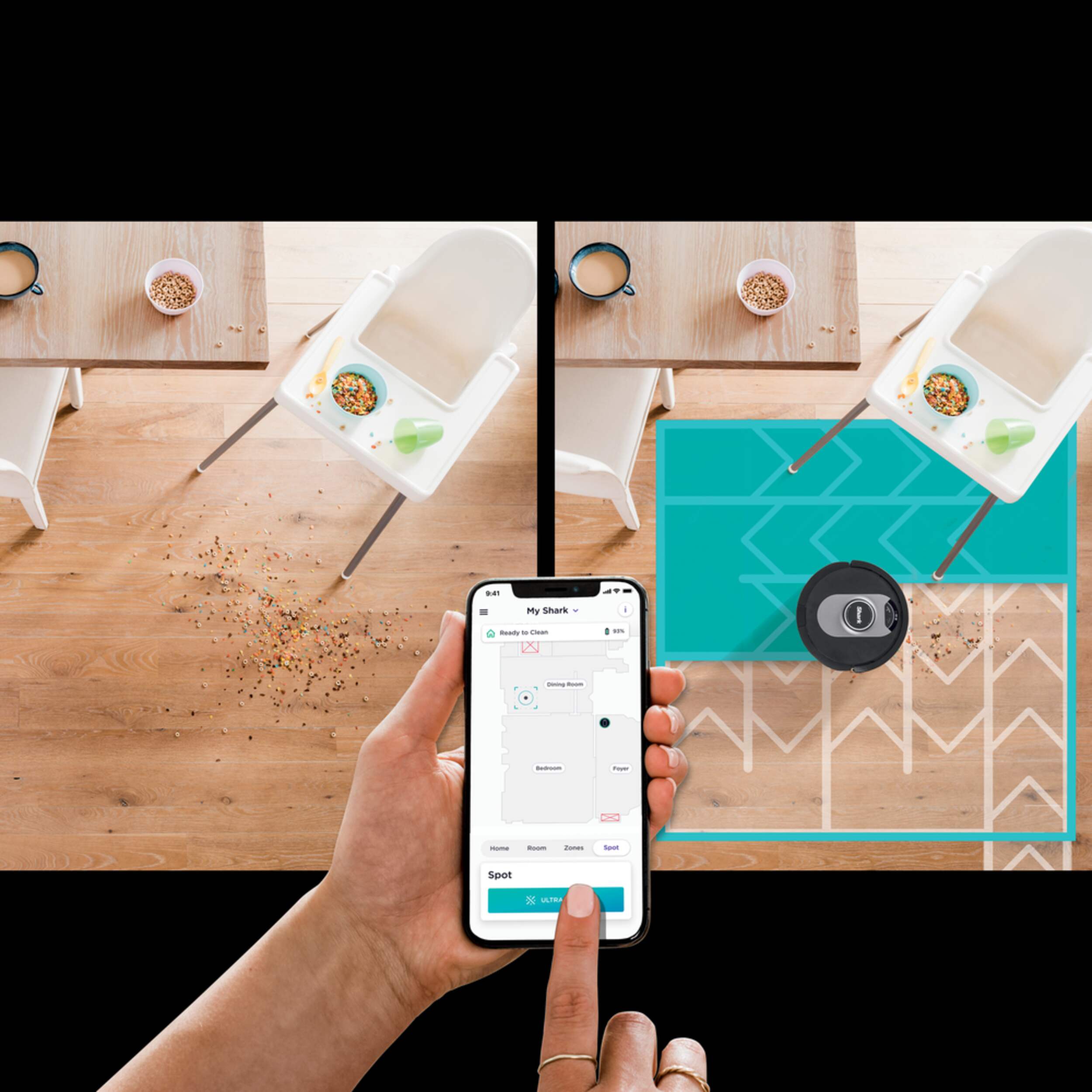 Shark AI Ultra Robot Cordless Vacuum, Smart Controls with SelfEmptying