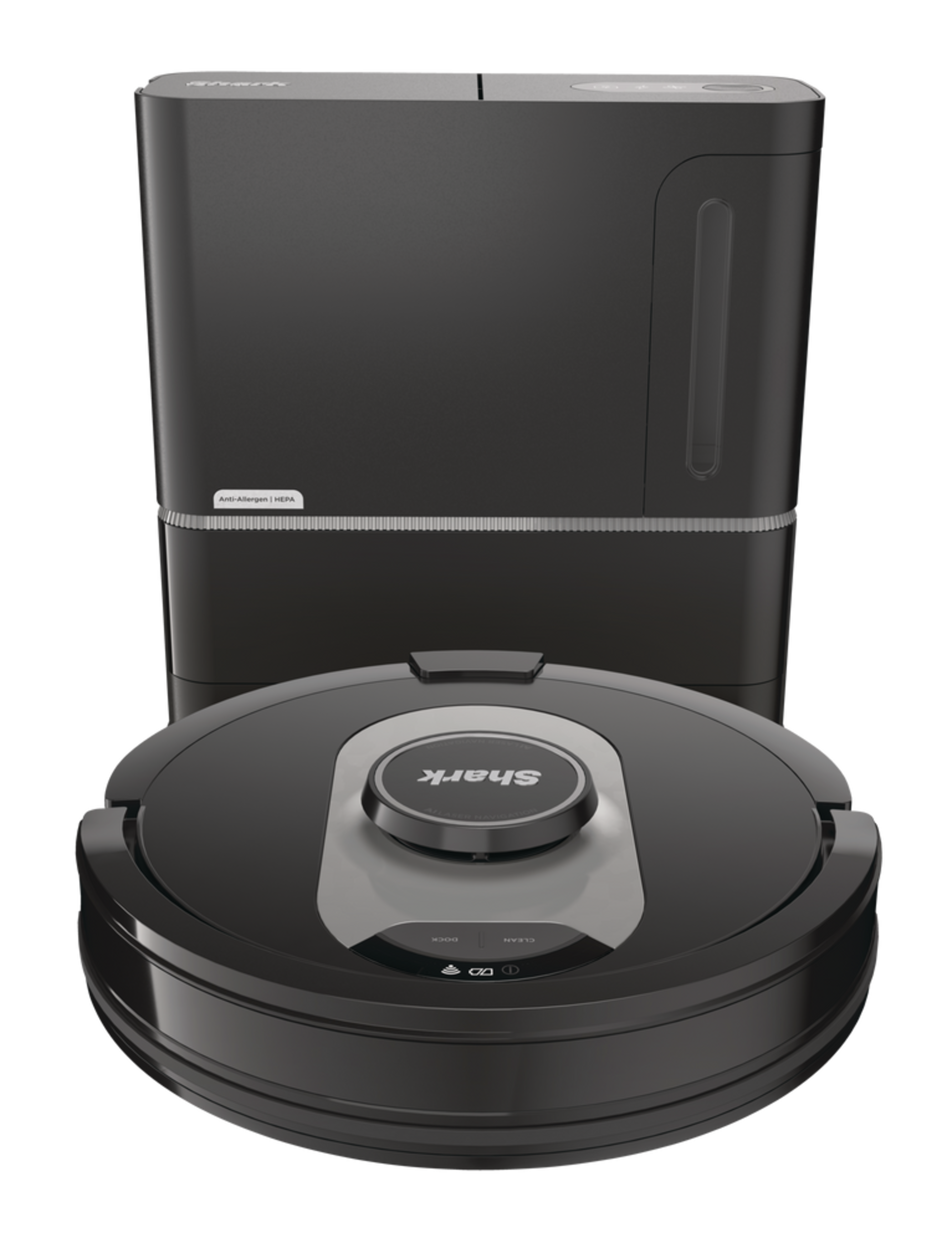 Shark Automatic Vacuum, AI Ultra Robot Cordless, Smart Controls with Self-Emptying Base RV2502AECA Front_Elevated