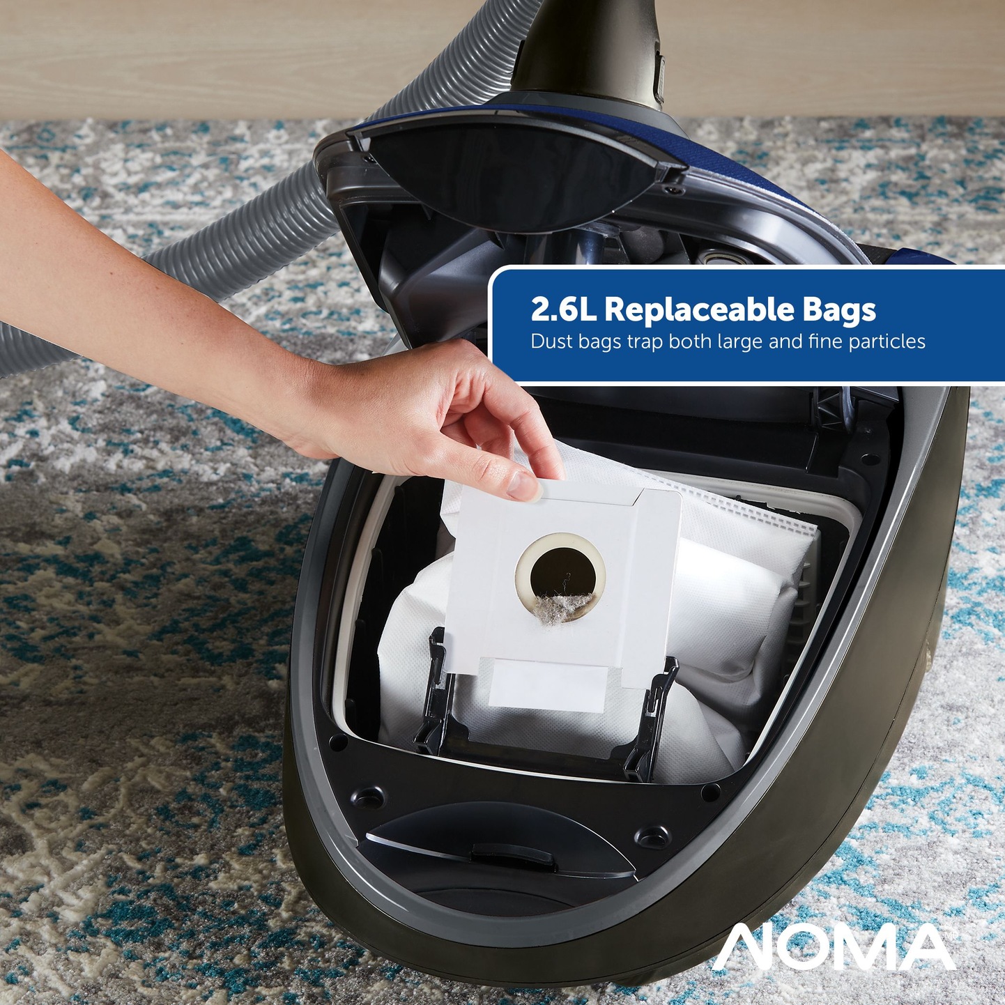 NOMA SurfaceElite™ MultiSurface Bagged Canister Vacuum Canadian Tire