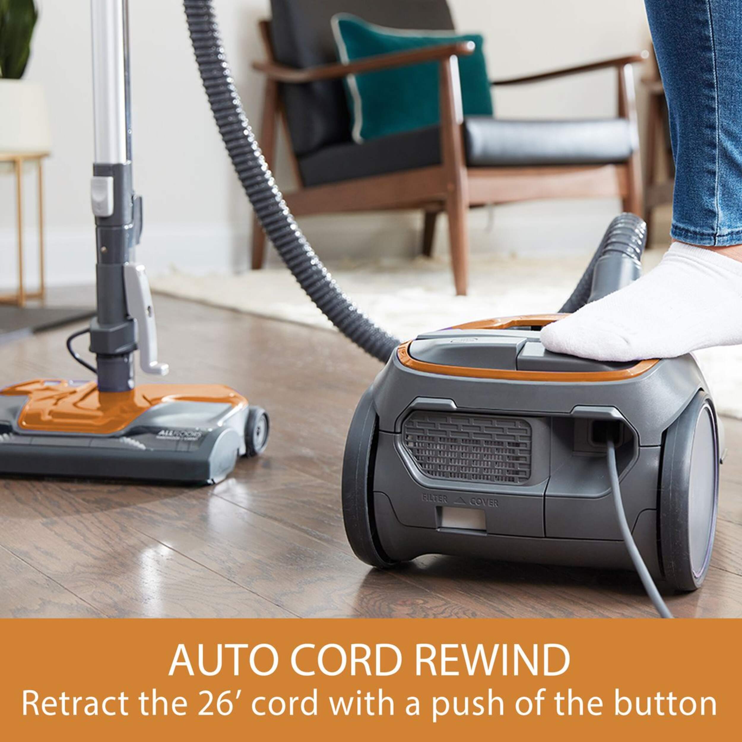 Kenmore 400 Series HEPA MultiSurface Bagged Corded Canister Vacuum, 14