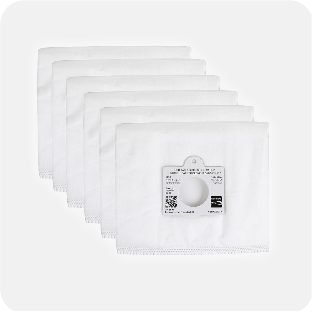 Kenmore Genuine HEPA Canister Vacuum Cleaner Bags, 6pk Canadian Tire