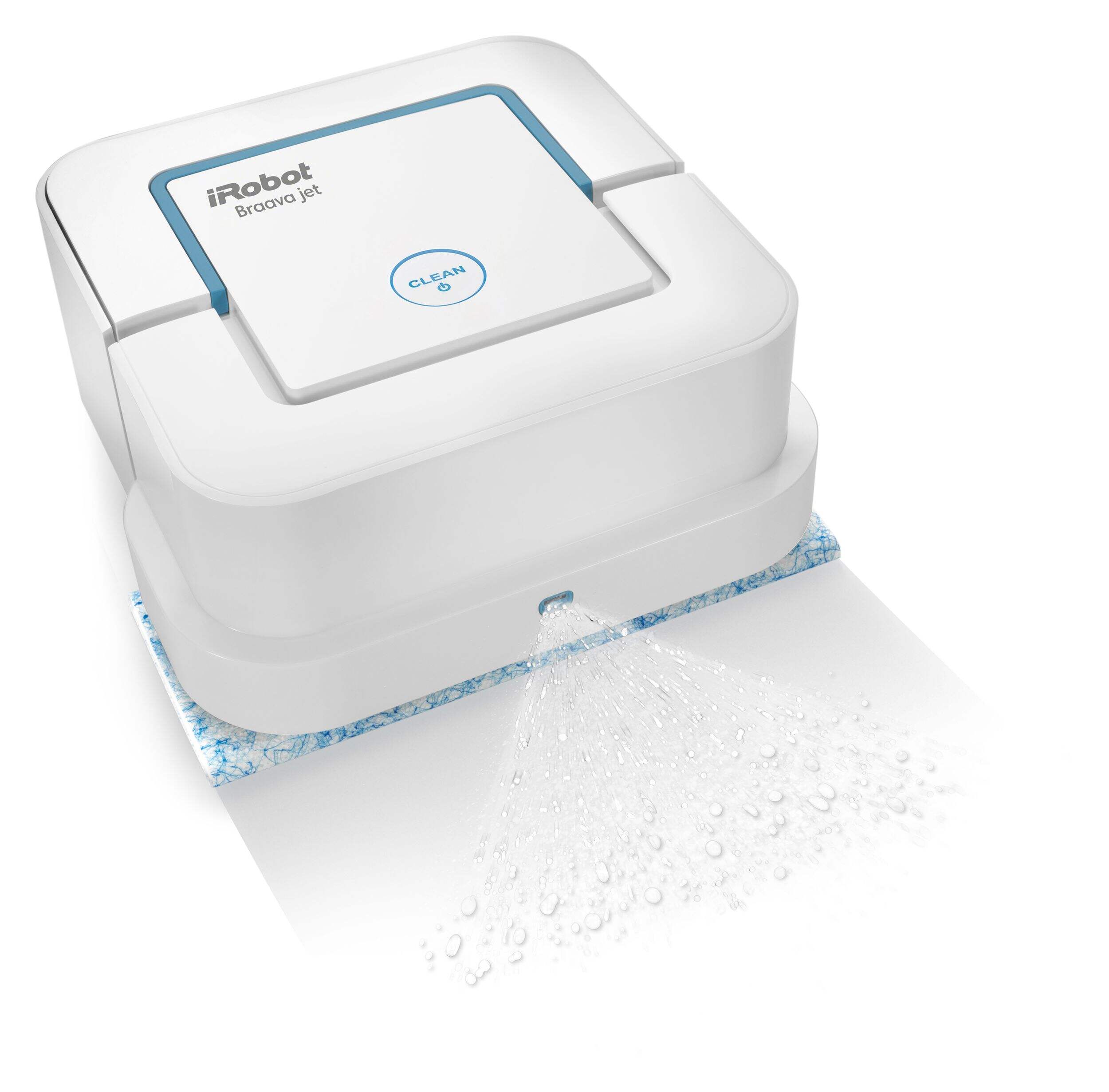 iRobot Braava Jet 240 Hard Floor Robot Mop Overhead_Plunge