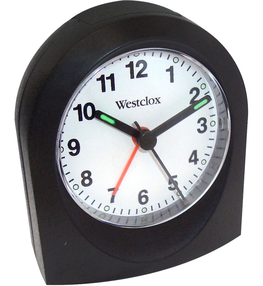 Westclox Shadow Analog Alarm Clock, Black Canadian Tire