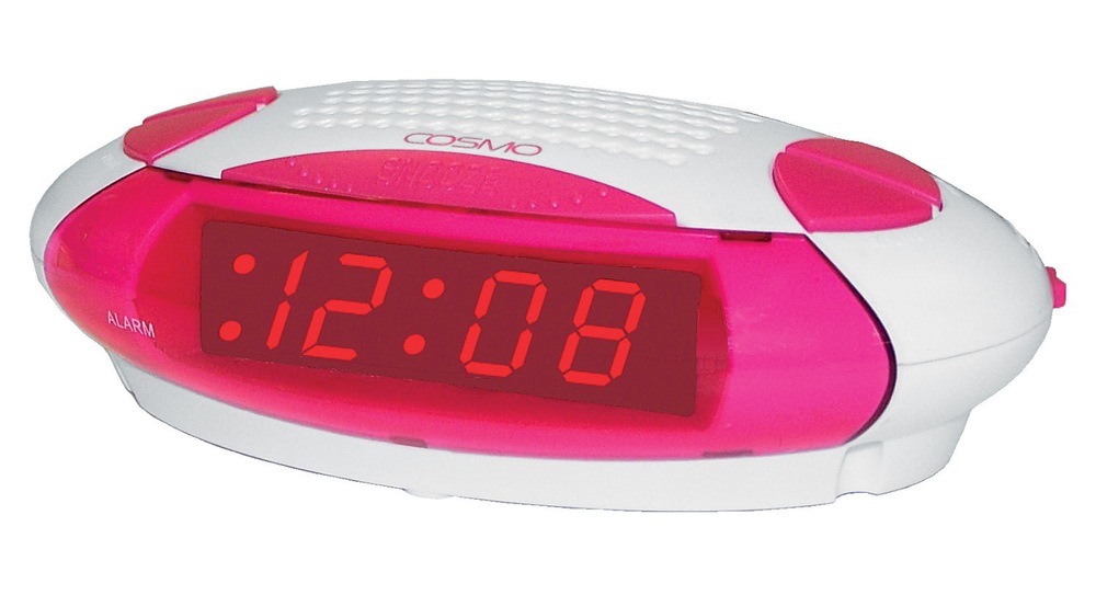 Pink LED Alarm Clock Canadian Tire