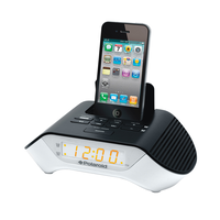 Polaroid Black iPod Clock Radio