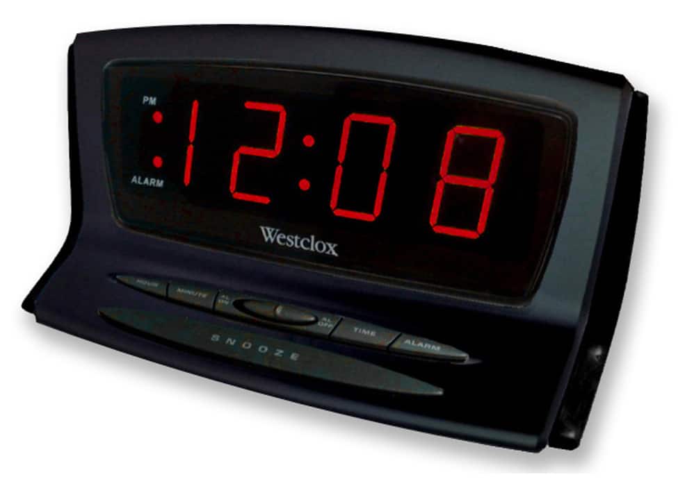 Westclox Led Alarm Clock Canadian Tire, How To Set Up Westclox Alarm Clock