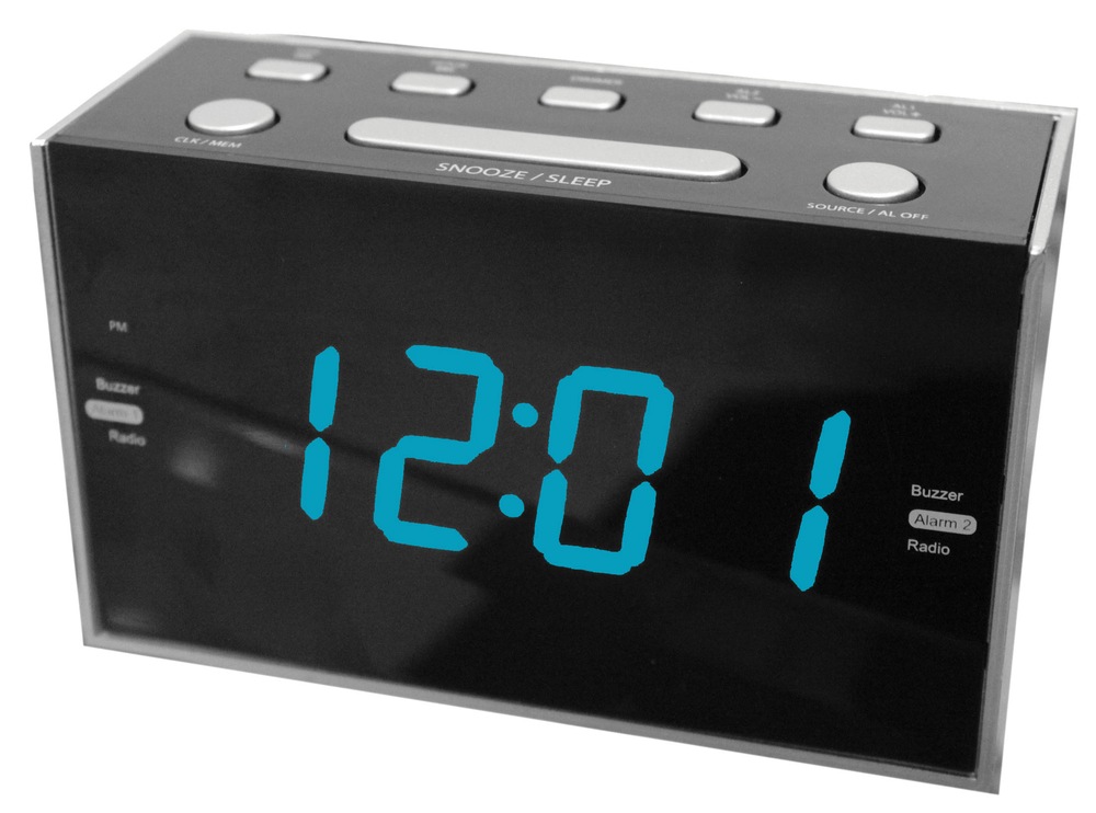 Radioréveil Sylvania, affichage à DEL bleu Canadian Tire