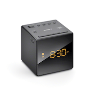 Sony Black Clock Radio