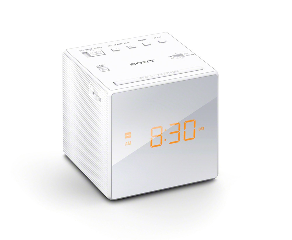 Sony White Clock Radio Canadian Tire