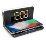 Westclox Wireless Charging Large LED Digital Alarm Clock with Dimmable Night Light Front_Angled_Right