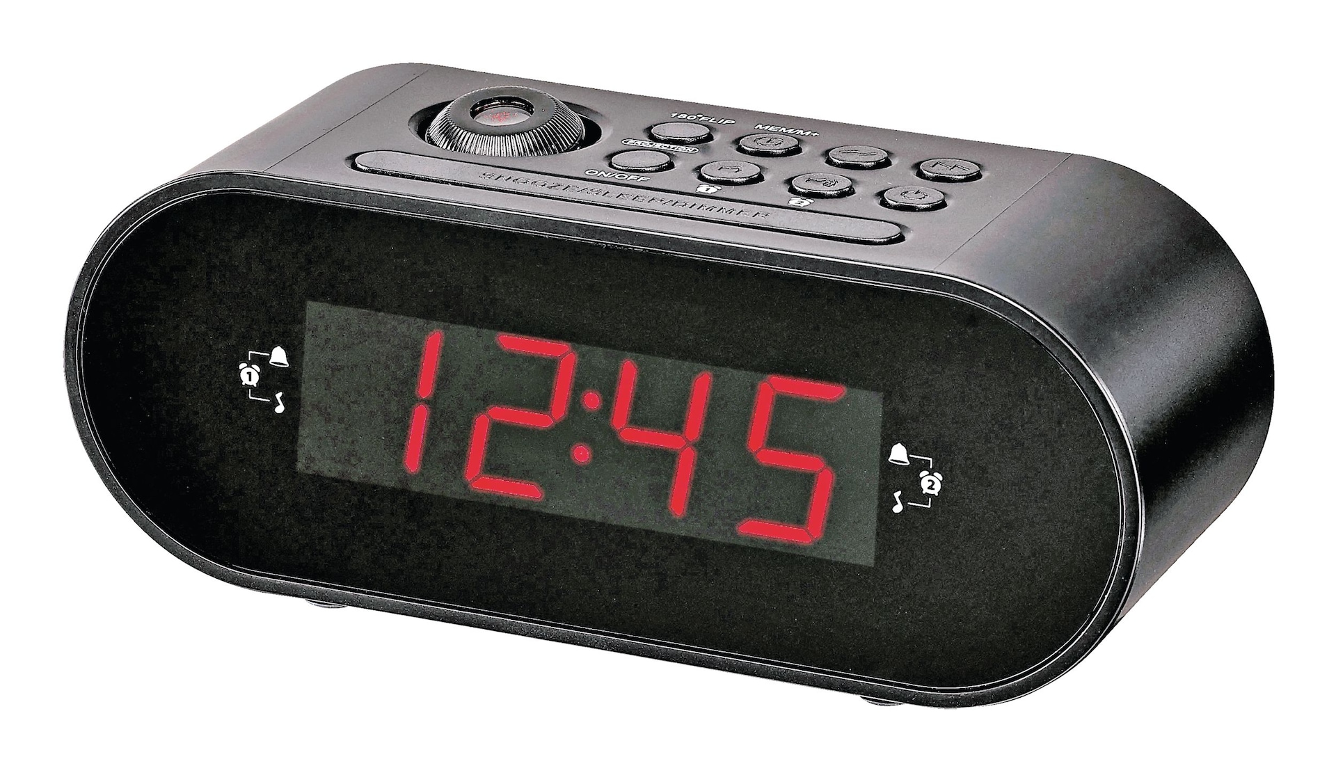 Sky Time Projection Digital AM/FM Clock Radio, Black Canadian Tire