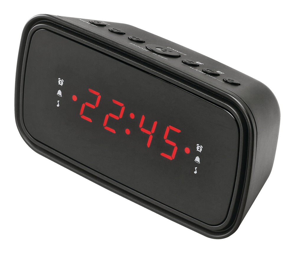 Sky Time Dual Alarm Digital AM/FM Clock Radio, Black Canadian Tire
