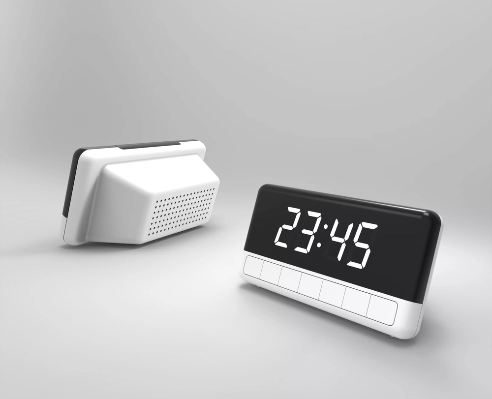 Sky Time Dual Alarm LED Digital AM/FM Clock Radio, 1.2in Canadian Tire