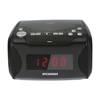 Sylvania USB Charging CD Clock Radio