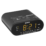 Sony Auto Time Set Clock Radio Front_Angled_Right