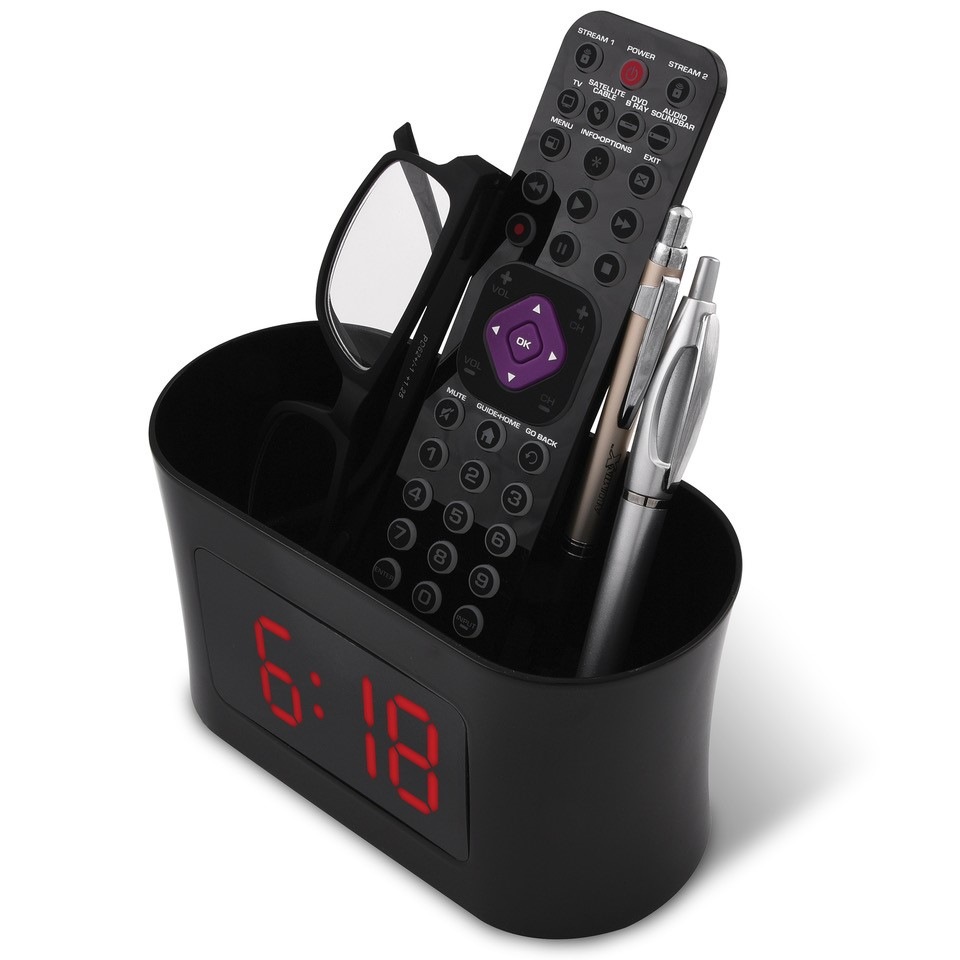 RCA Alarm Clock Caddy with USB Charging Canadian Tire