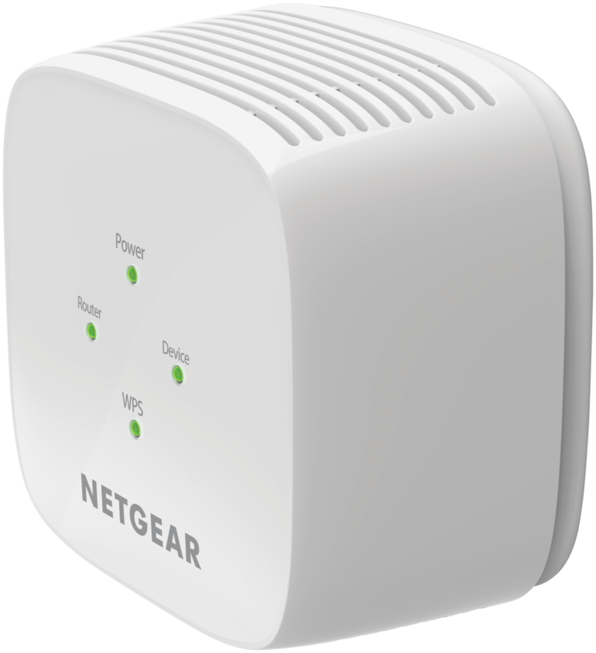 Répéteur Wi-Fi NETGEAR AC750, blanc Front_Three_Fourths_Angled_Left