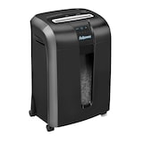 Déchiqueteuse coupe croisée 12 feuilles Fellowes Powershred 73Ci, noir Front_Three_Fourths_Angled_Right