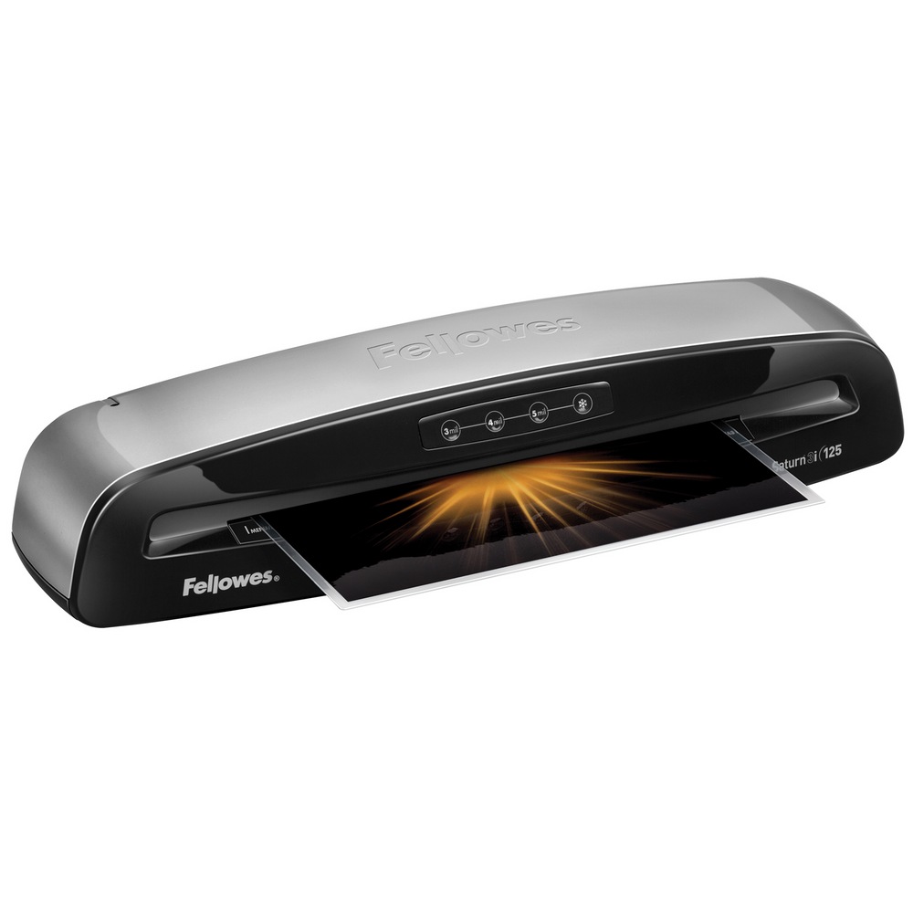 Fellowes Saturn 3i 125 Laminator, 12.5in Width, Silver/Black