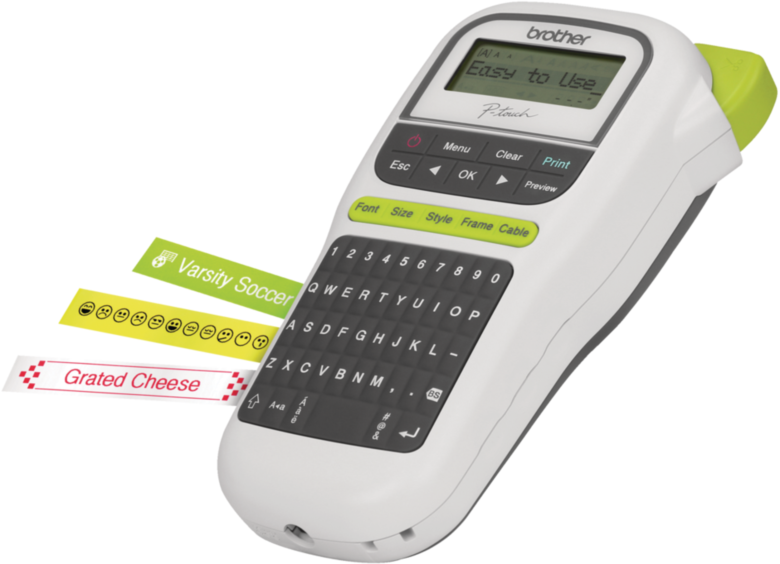 Brother EasytoUse Portable Label Maker, White/Grey Canadian Tire