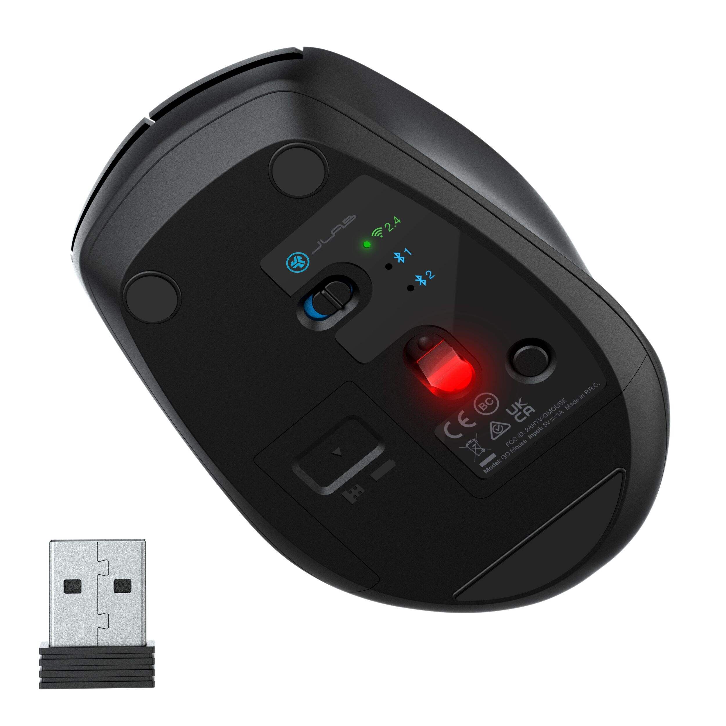 JLab Go Charge Wireless Mouse Composite_or_Mixed