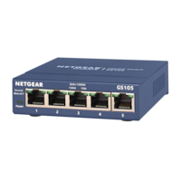 Commutateur non géré NETGEAR Gigabit Ethernet, 5 ports Front_Angled_Left
