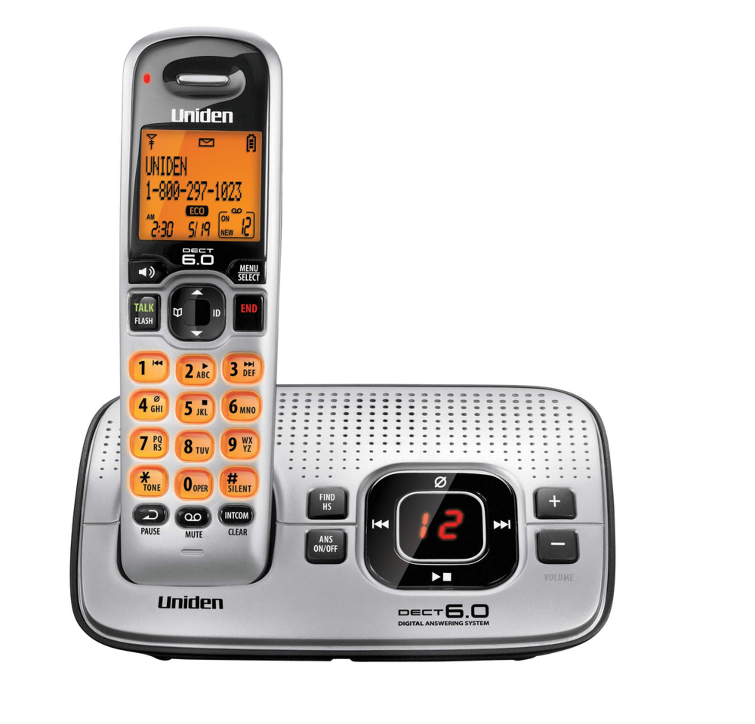 Uniden DECT 6.0 Cordless Telephone with Answering System Canadian Tire