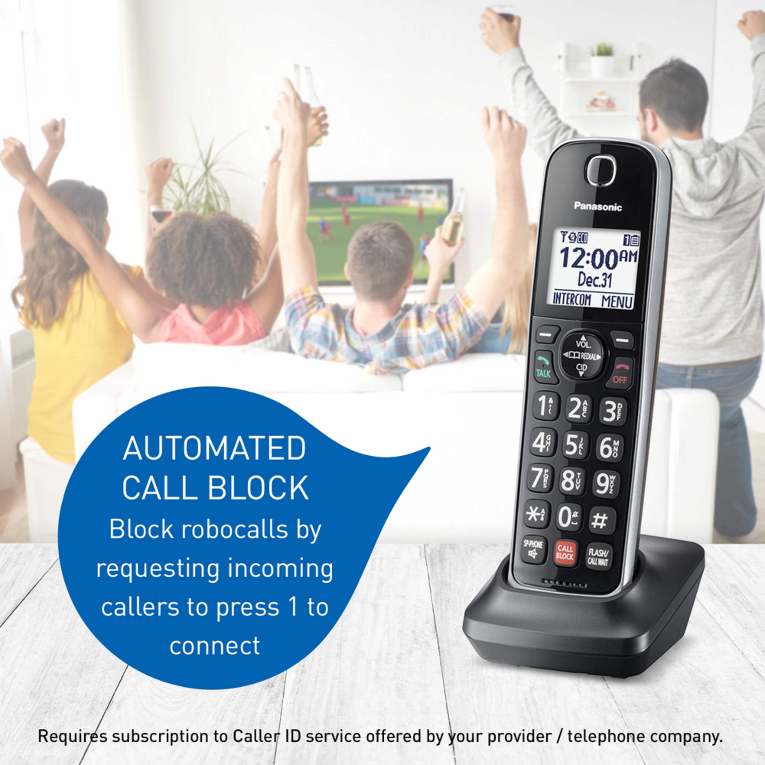 Panasonic DECT 6.0 Corded/Cordless Phone Combo with Answering System