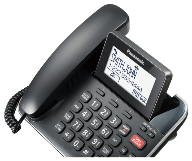 Panasonic DECT 6.0 Corded/Cordless Phone Combo with Answering System