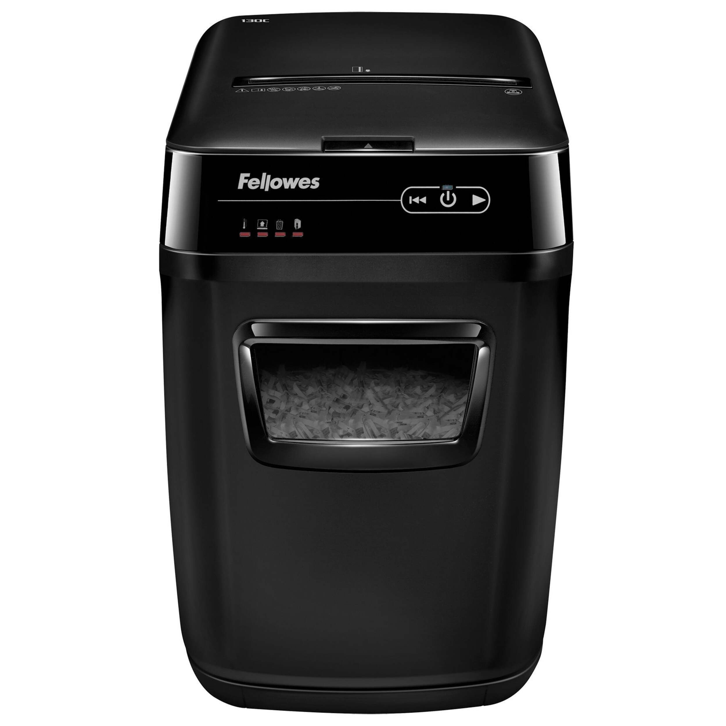Déchiqueteuse Fellowes AutoMax 130C Front_Flat