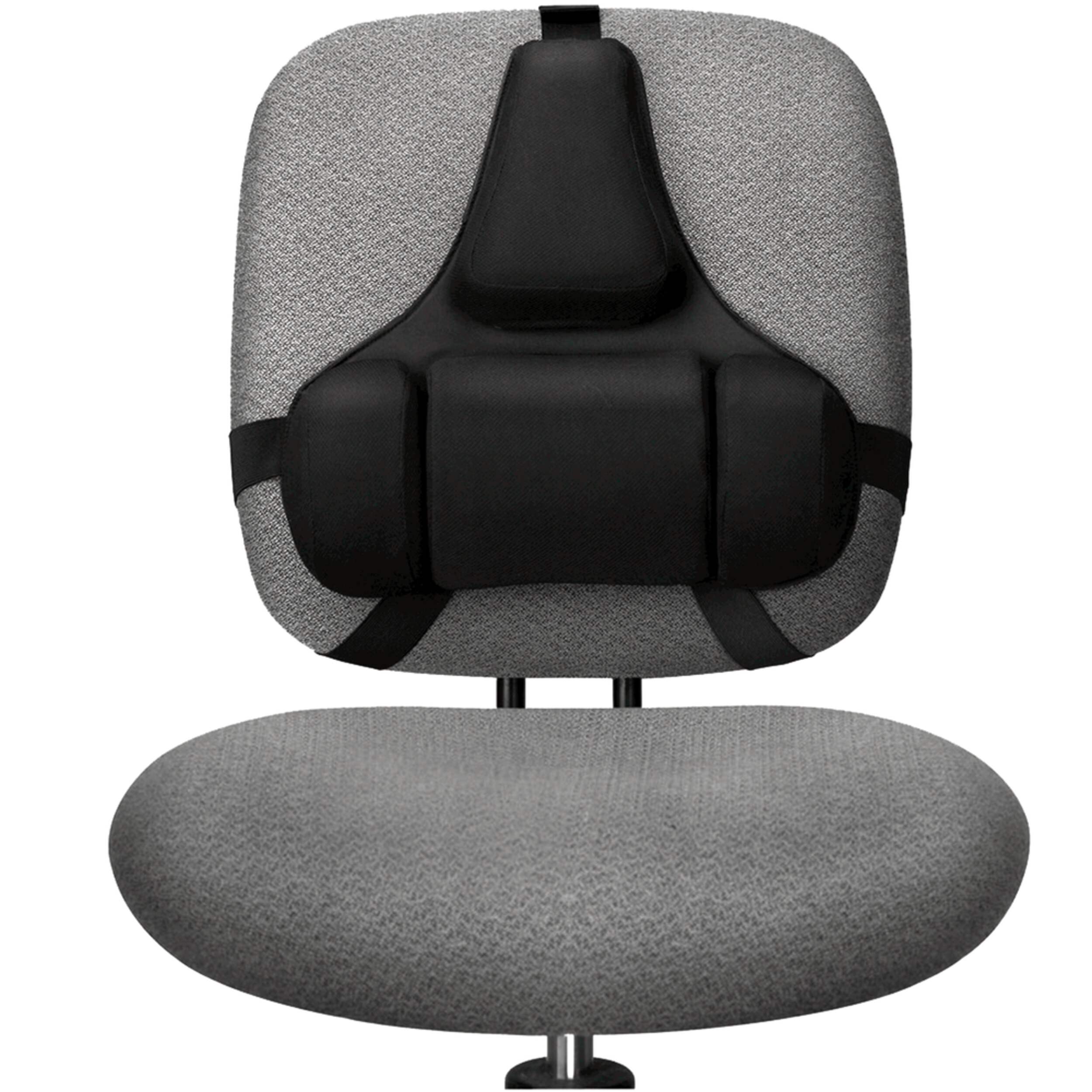 Support dorsal Fellowes avec protection Microban, série professionnelle, noir Front_Flat