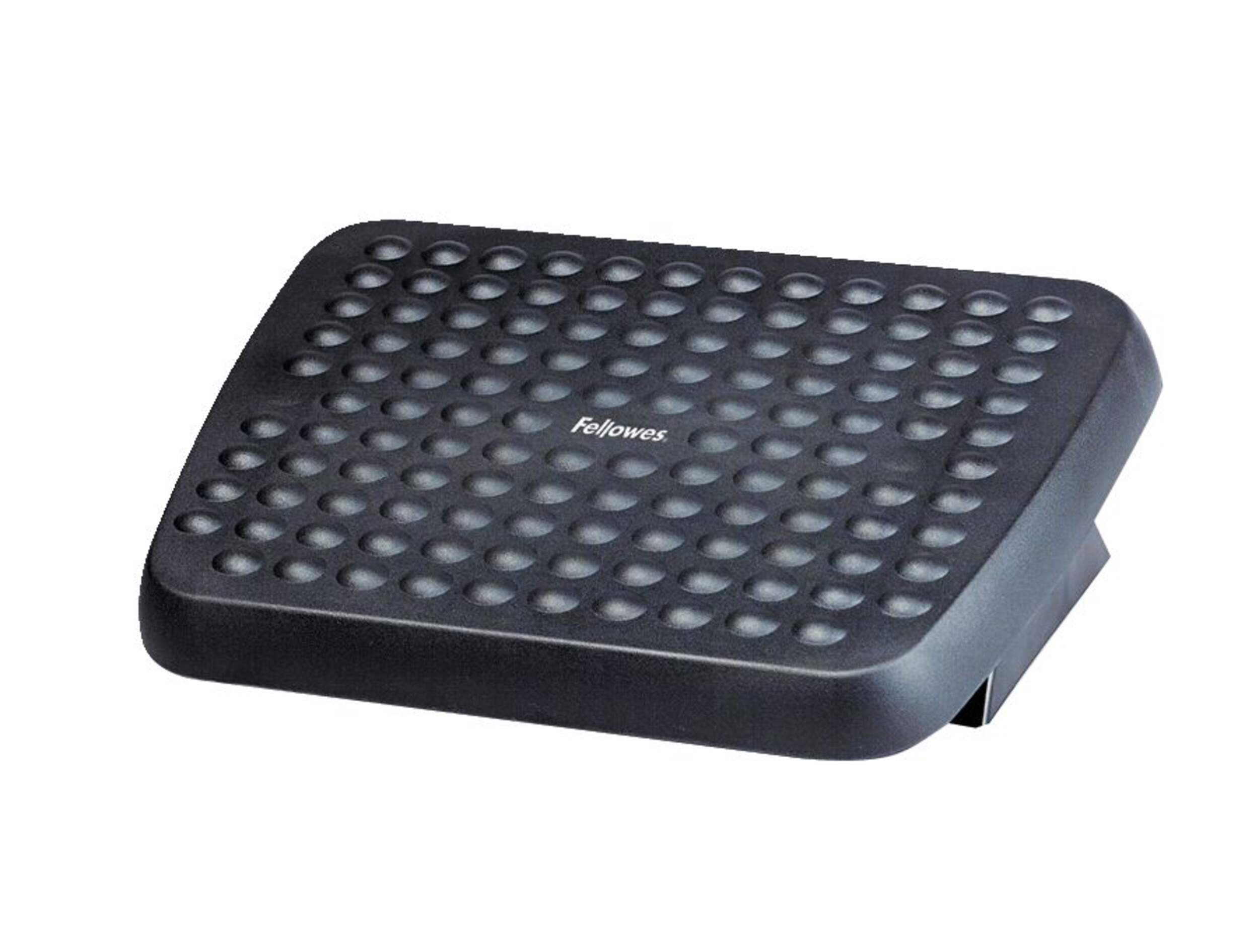 Fellowes Standard Foot Rest, Metallic Front_Three_Fourths_Angled_Left