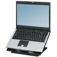 Fellowes Designer Suites Laptop Riser, Black Front_Angled_Right