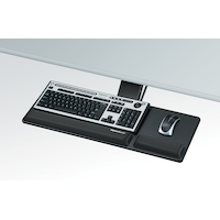 Fellowes Designer Suites Compact Keyboard Tray Front_Three_Fourths_Angled_Right