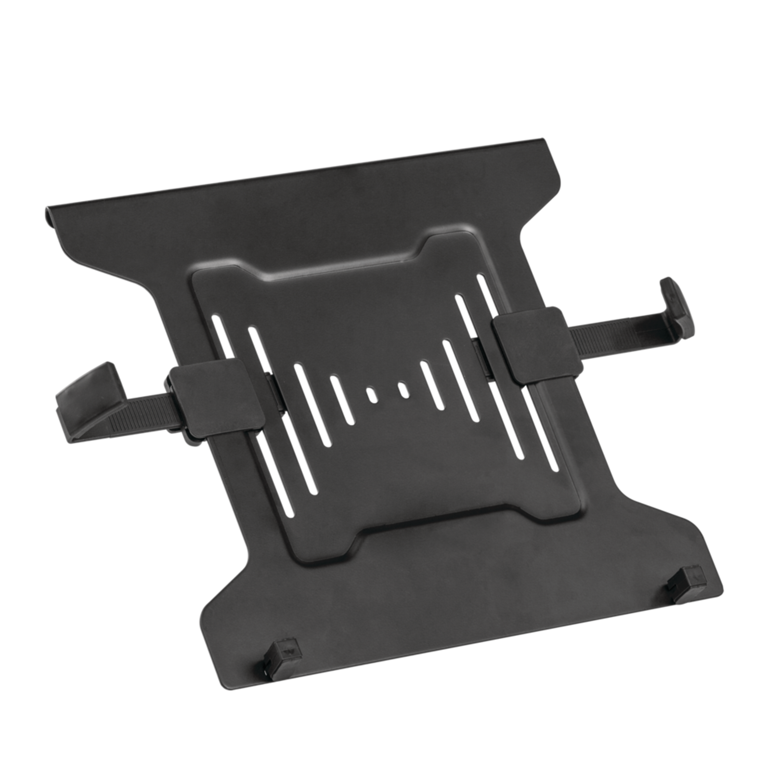 Fellowes Laptop Arm Accessory, Black Front_Three_Fourths_Angled_Left