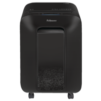 Déchiqueteuse à coupe micro 12 feuilles Fellowes Powershred LX200, noir Front_Elevated